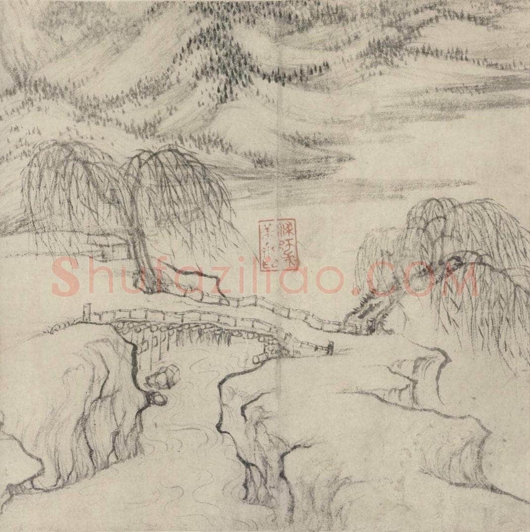 宋 乔仲常 后赤壁赋图 书画作品