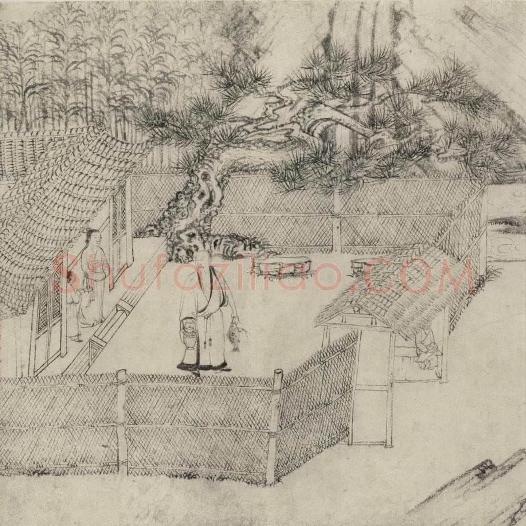 宋 乔仲常 后赤壁赋图 书画作品