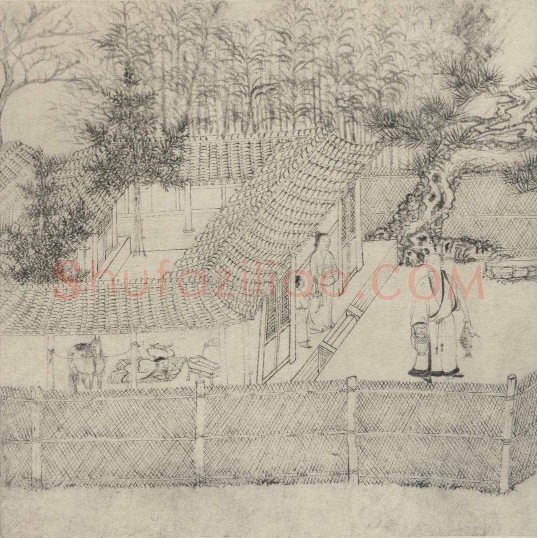 宋 乔仲常 后赤壁赋图 书画作品