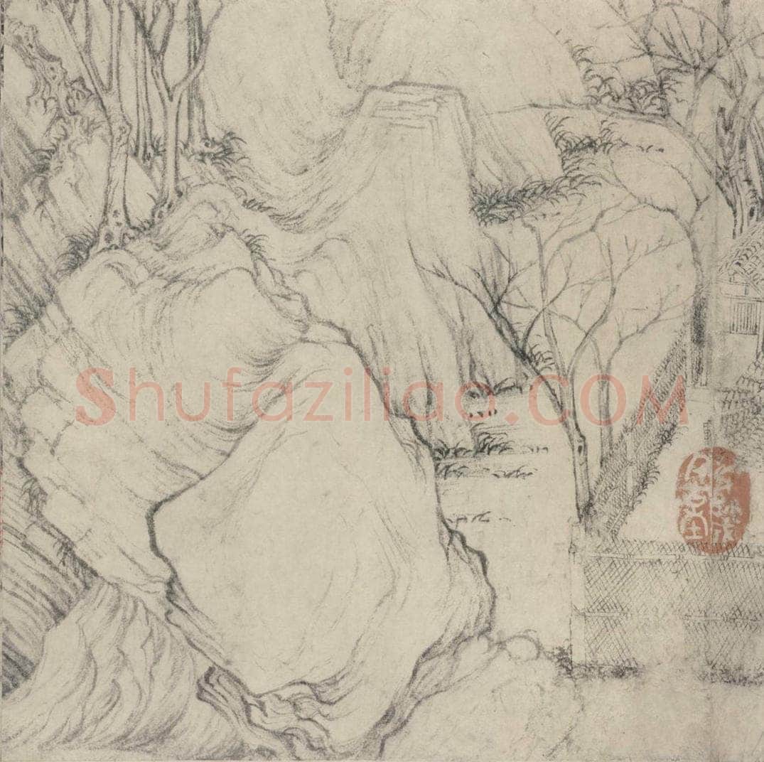 宋 乔仲常 后赤壁赋图 书画作品