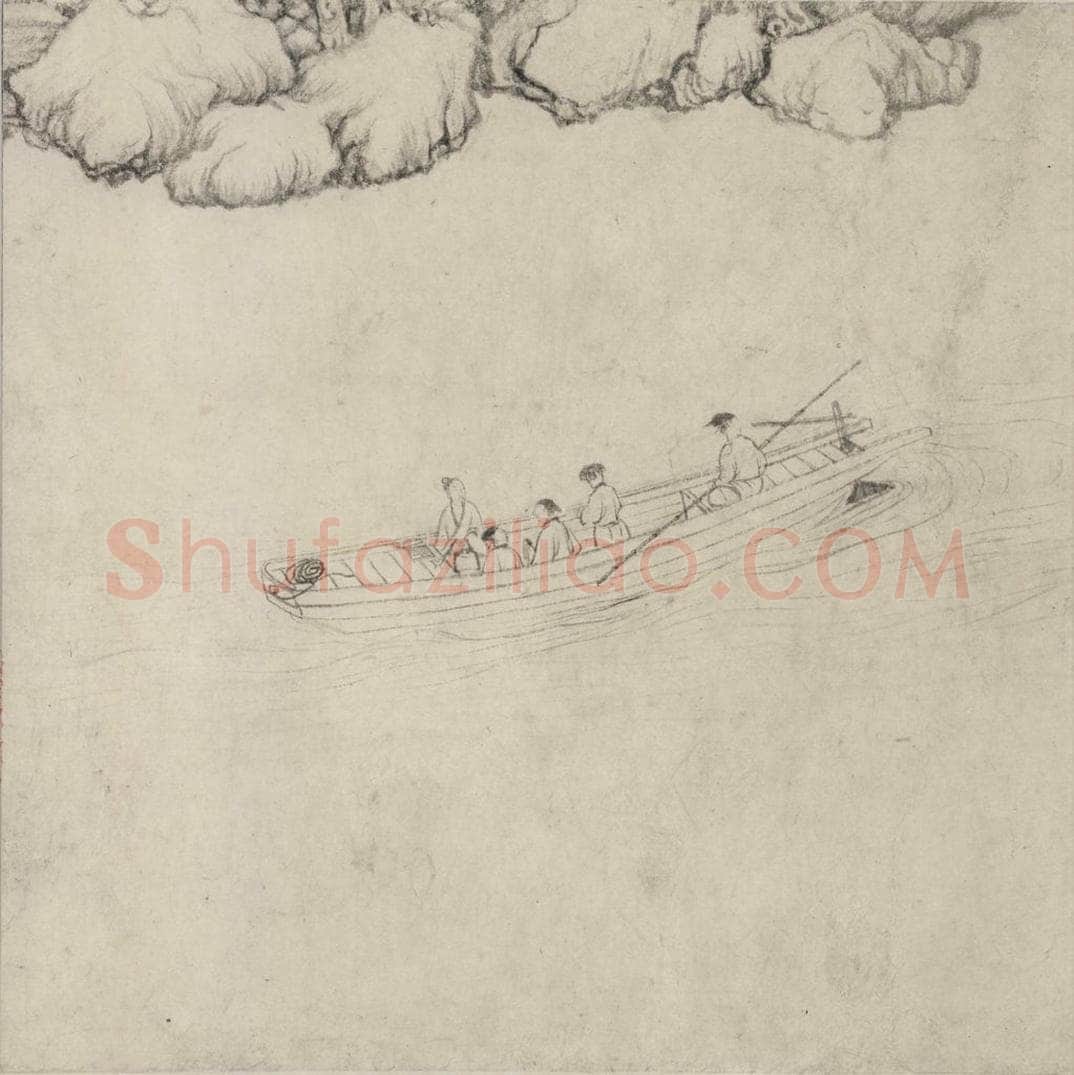 宋 乔仲常 后赤壁赋图 书画作品