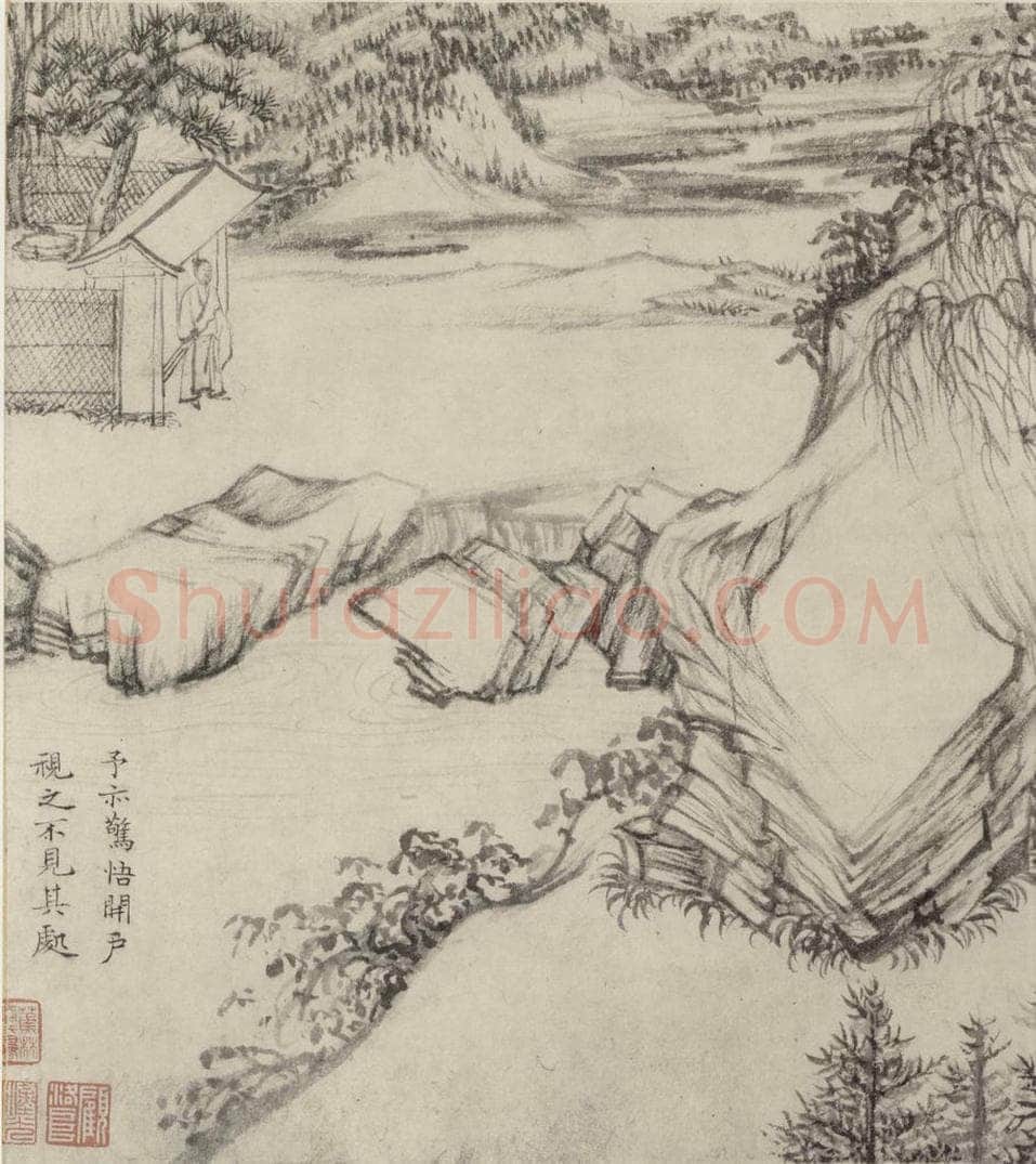 宋 乔仲常 后赤壁赋图 书画作品