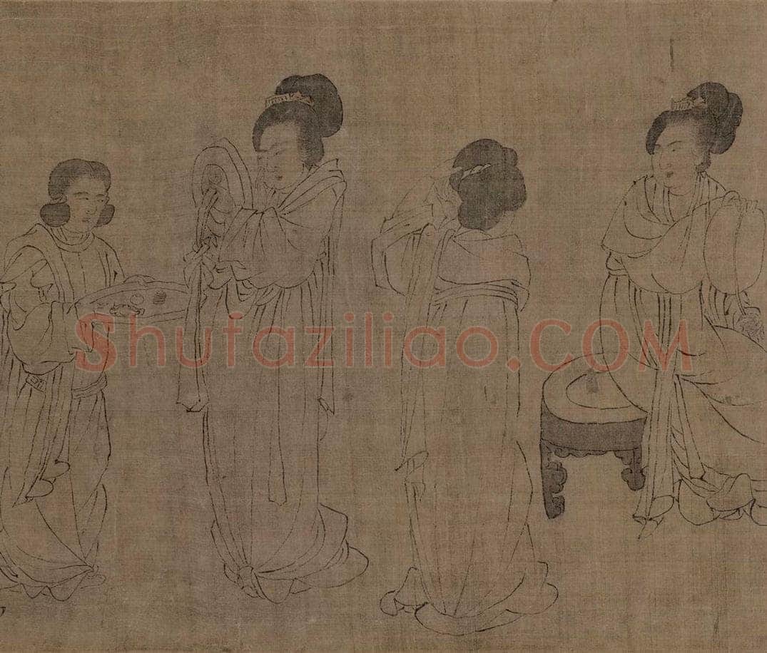 宋 佚名 《宫中图》 书画作品