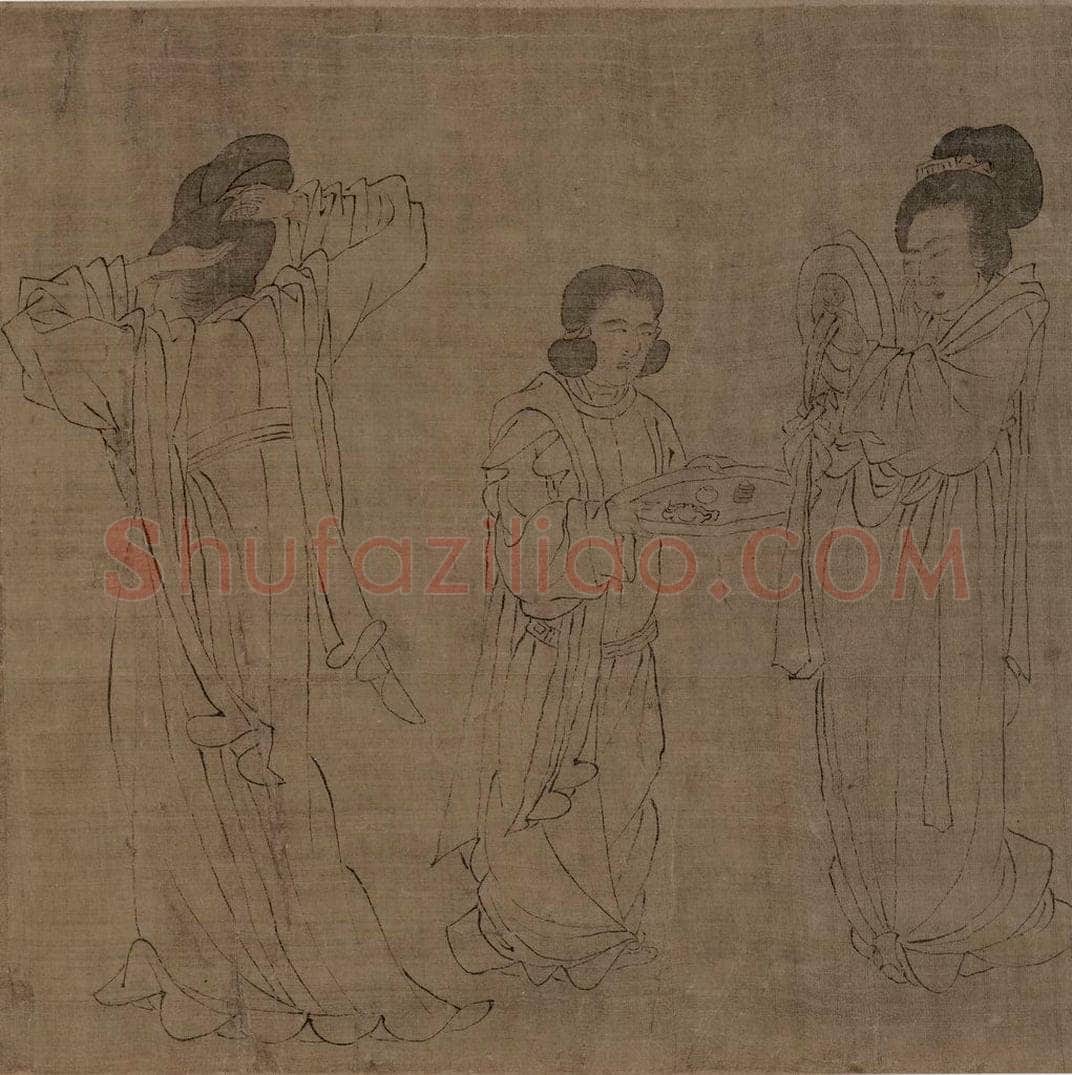 宋 佚名 《宫中图》 书画作品