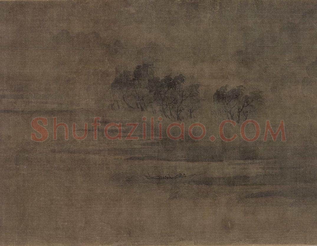 宋 王洪 《潇湘八景图》 书画作品