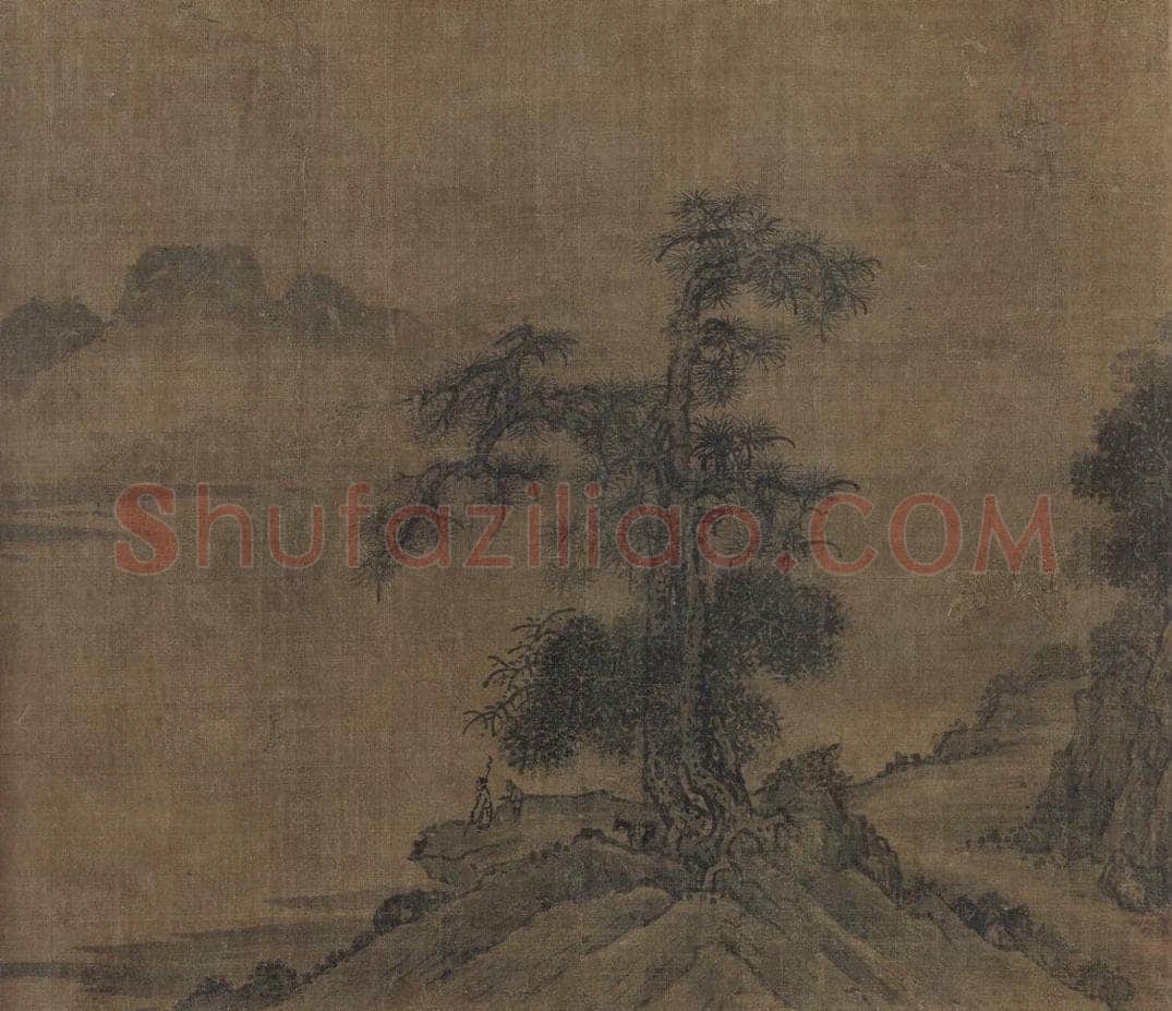宋 王洪 《潇湘八景图》 书画作品