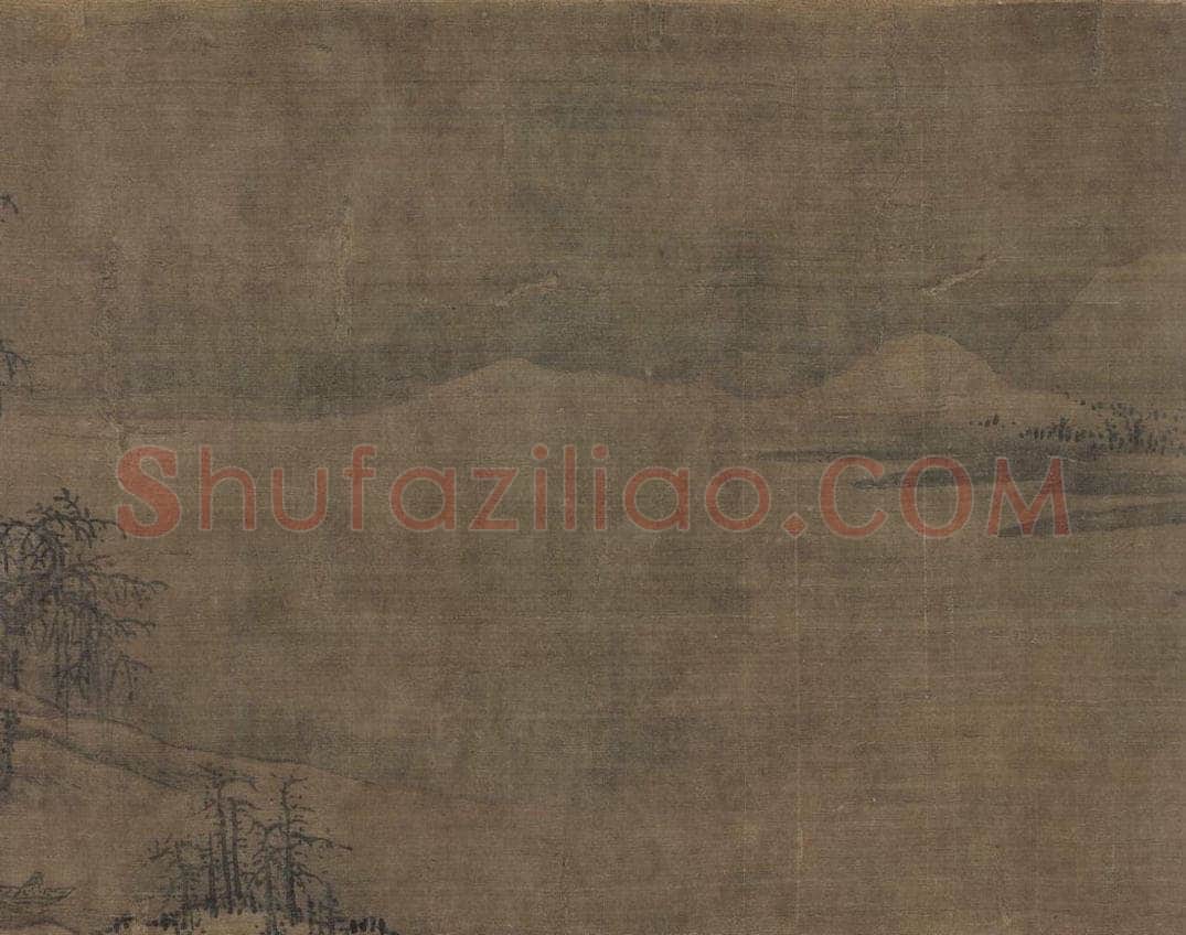 宋 王洪 《潇湘八景图》 书画作品