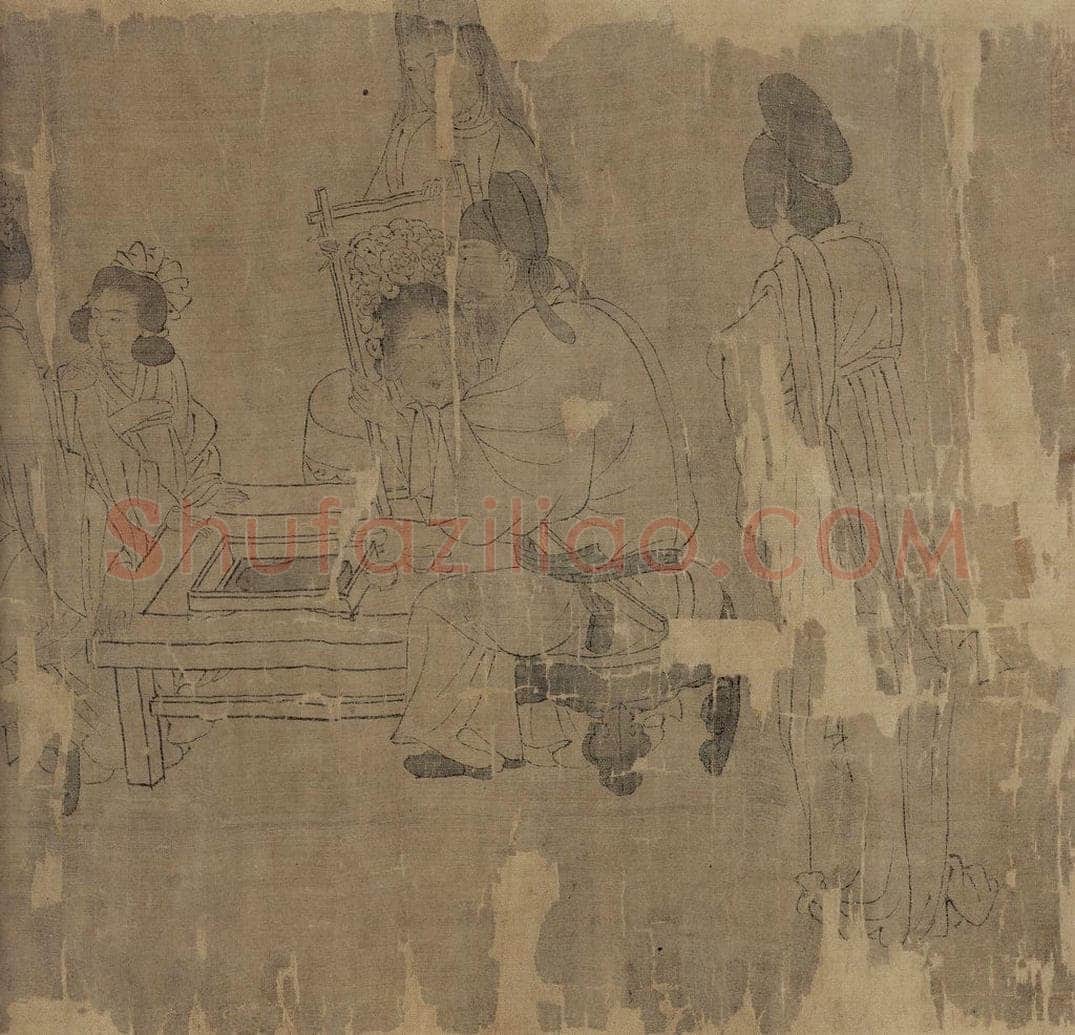 宋 佚名 《宫中图》 书画作品