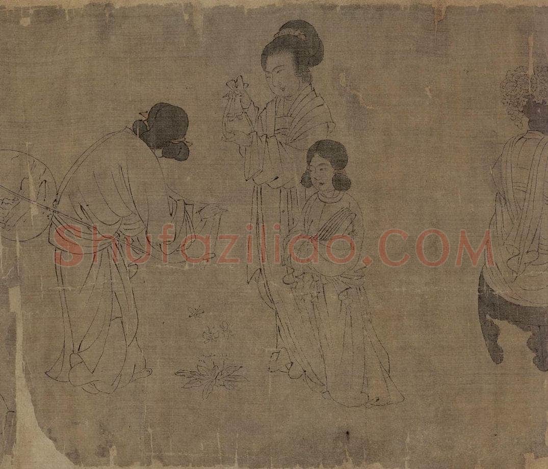 宋 佚名 《宫中图》 书画作品