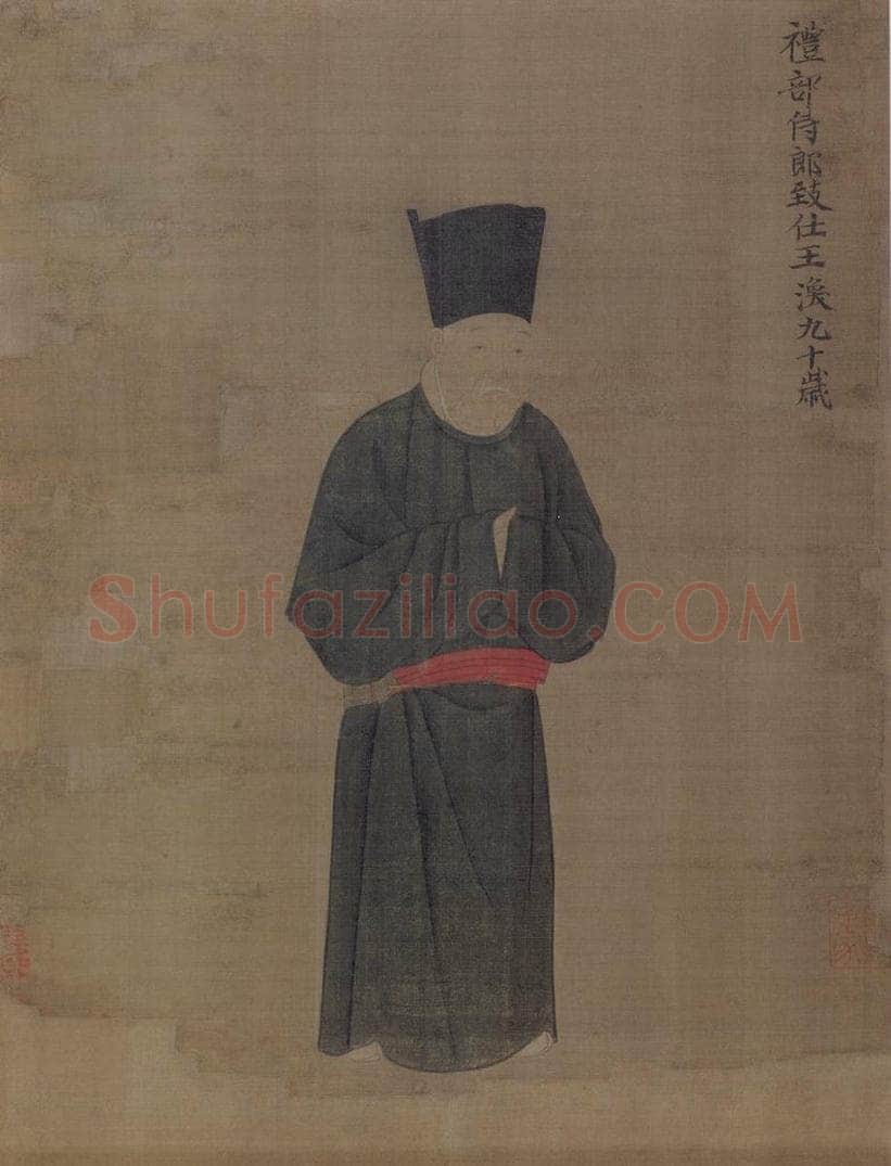 宋 佚名 《睢阳五老图》 书画作品