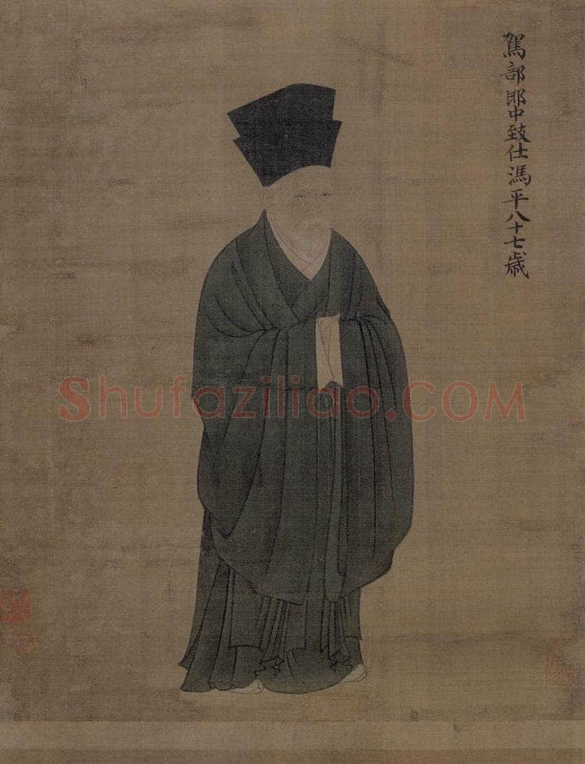 宋 佚名 《睢阳五老图》 书画作品
