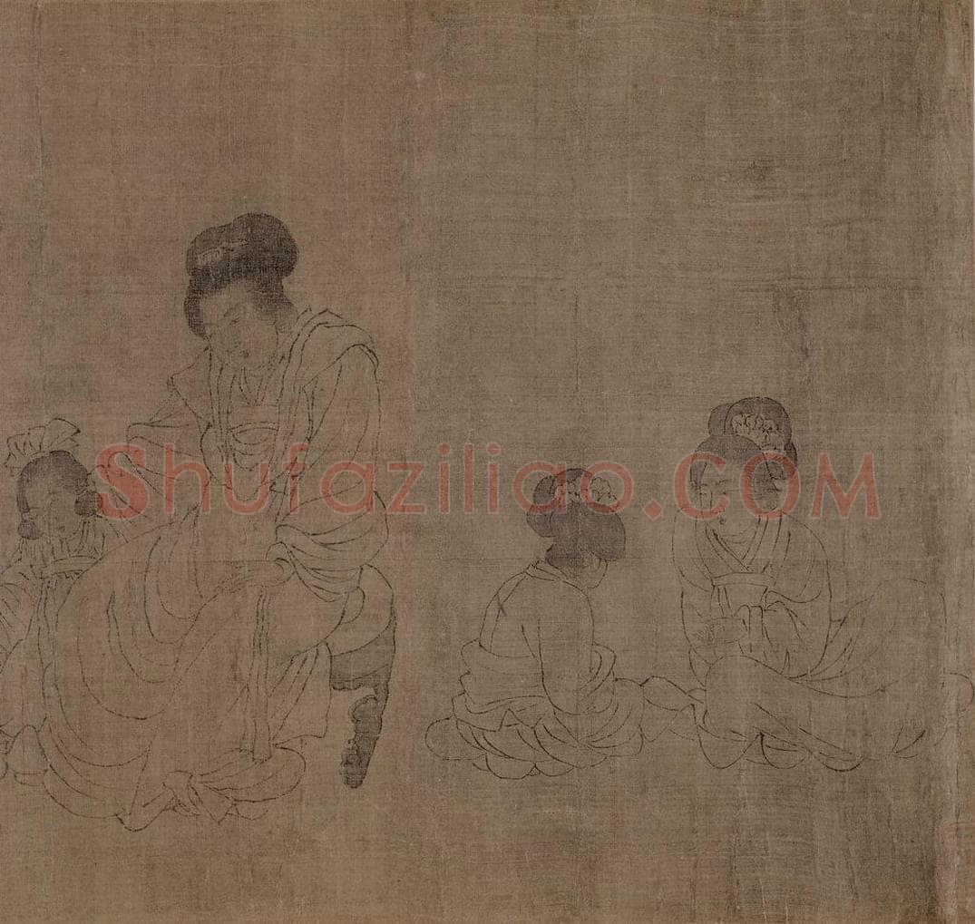 宋 佚名 《宫中图》 书画作品