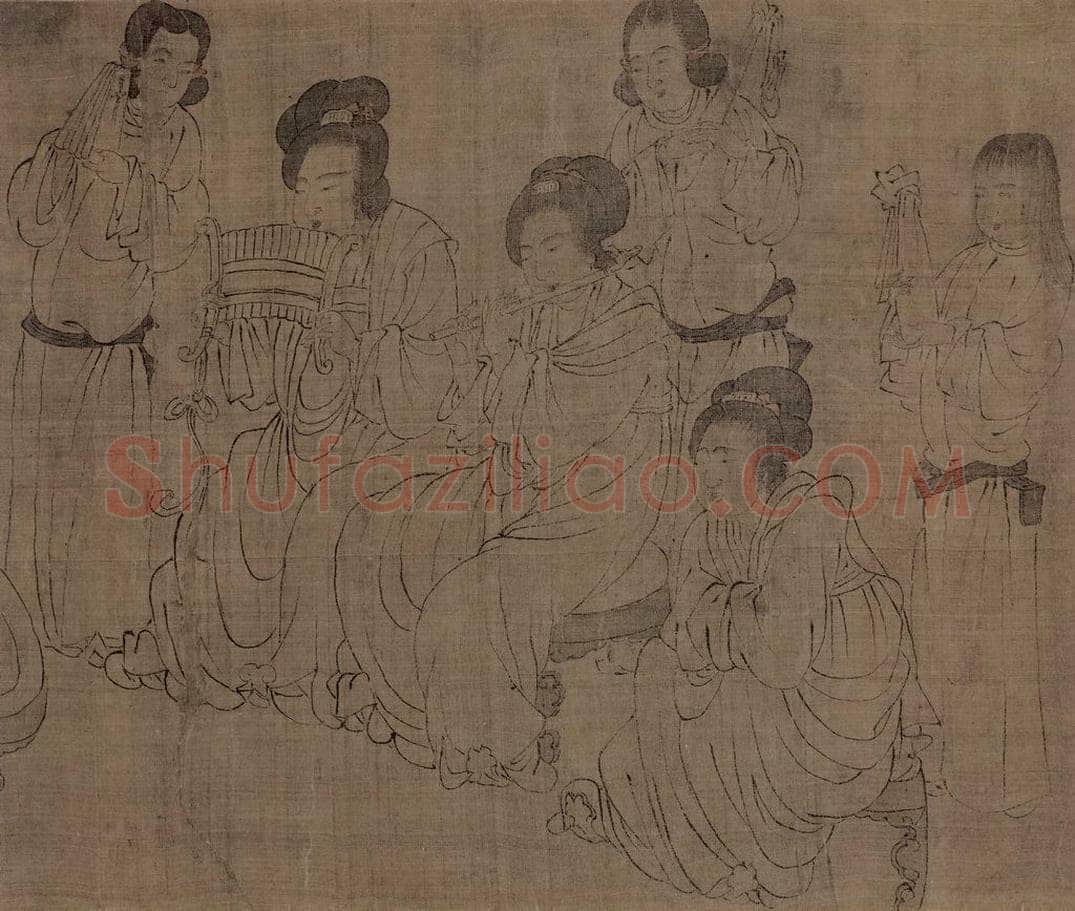 宋 佚名 《宫中图》 书画作品