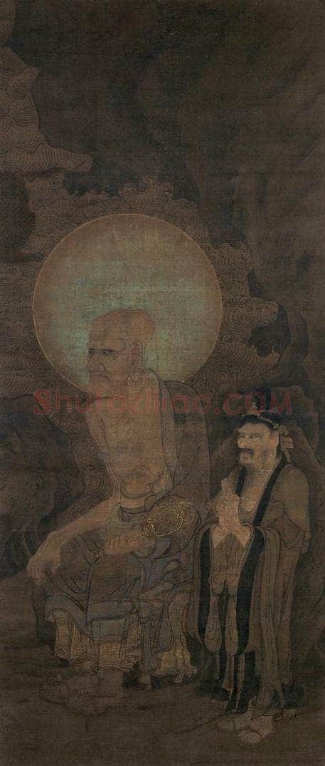 宋 金大受 《第九尊者 戍博迦尊者图》 书画作品