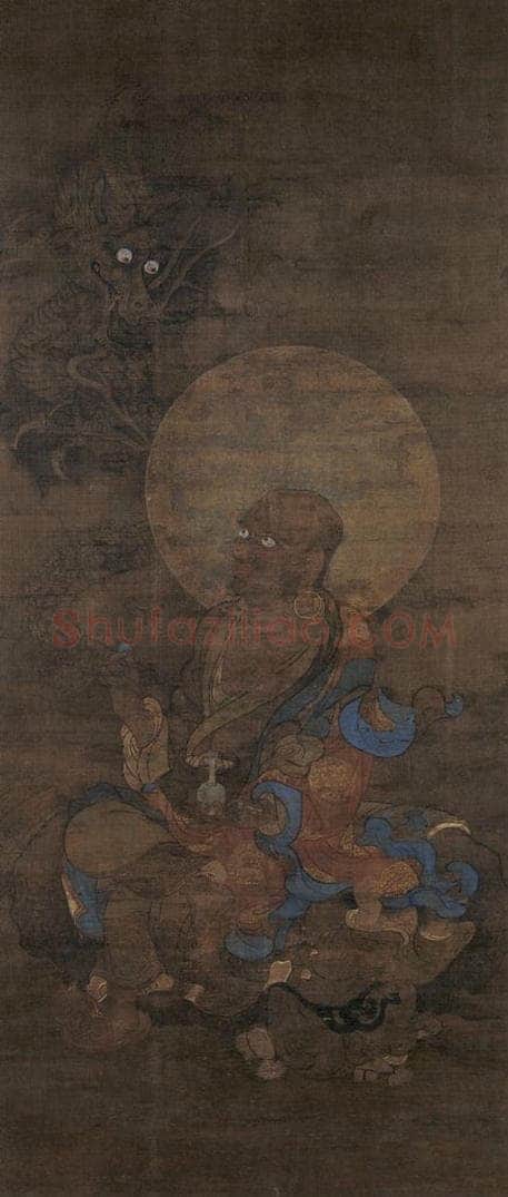 宋 金大受 《第十尊者 半诺迦尊者图》 书画作品