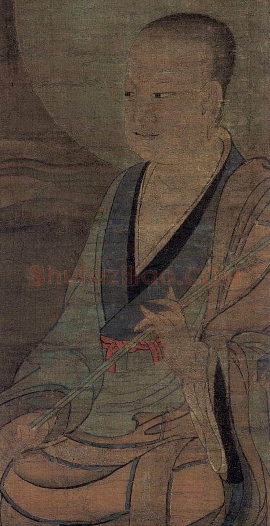 宋 金大受 《第十一尊者 羅古羅尊者图》 书画作品
