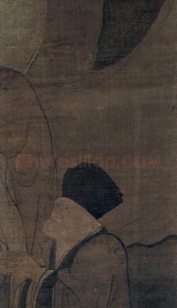 宋 金大受 《第十三尊者 因揭陀尊者图》 书画作品