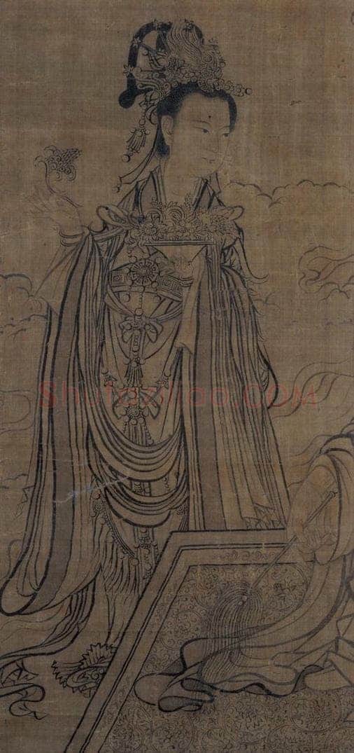 宋 李公麟 《维摩居士图》 书画作品