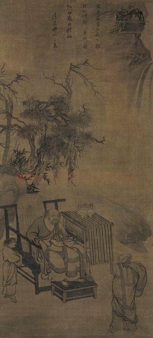 宋 佚名 《玄沙接物利生图》 书画作品