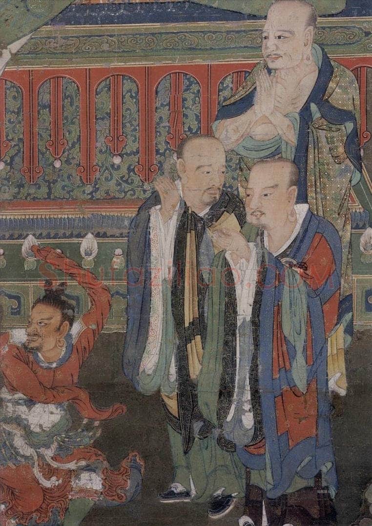 宋 陆信忠 《佛涅槃图》 书画作品