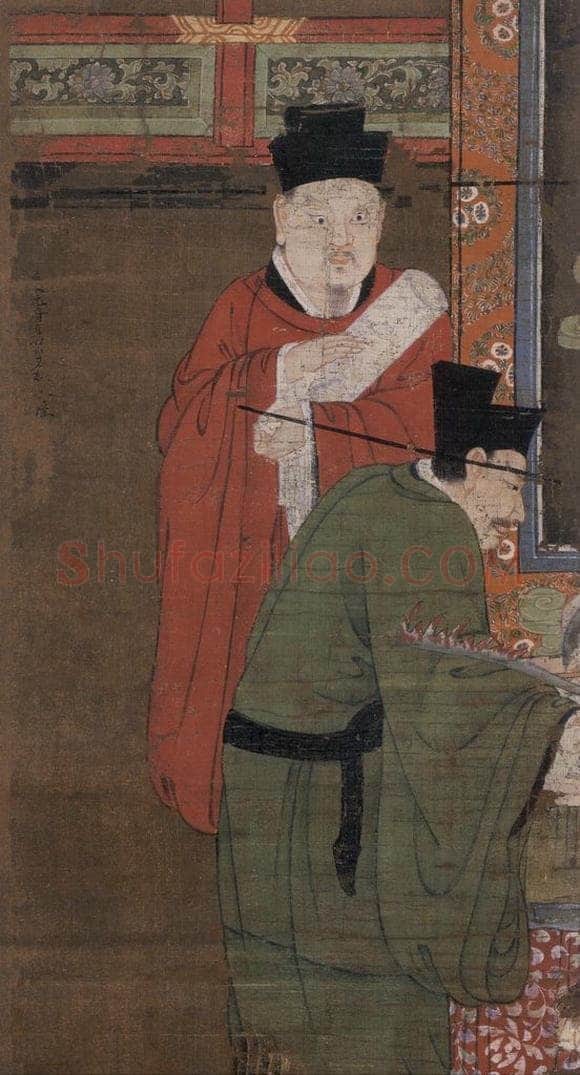 宋 陆信忠 《都市王》 书画作品