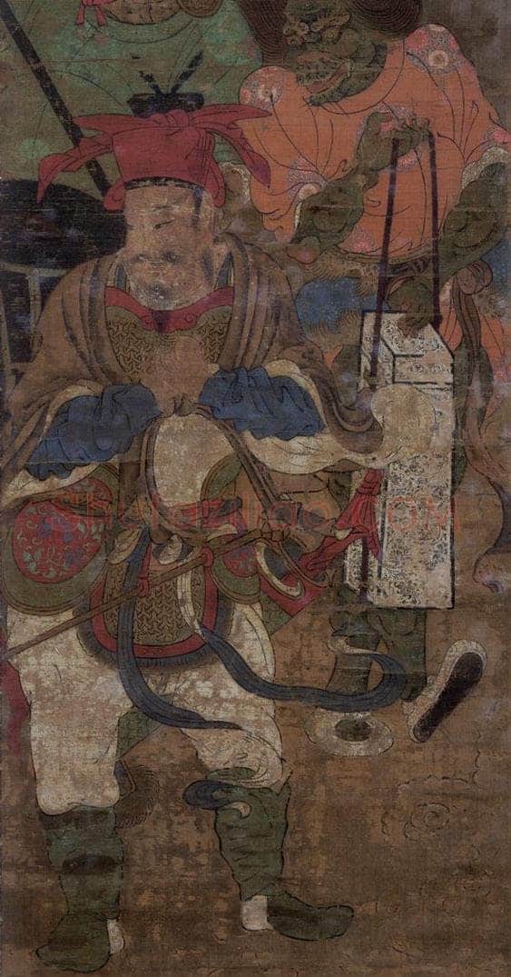 宋 佚名 《冥使王》 书画作品