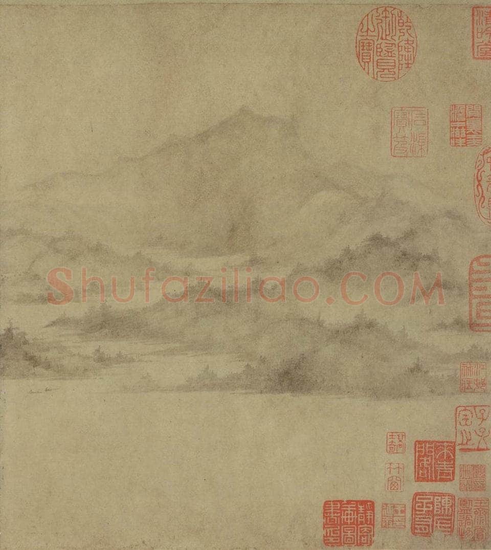 宋 李氏 《潇湘卧游图》 书画作品
