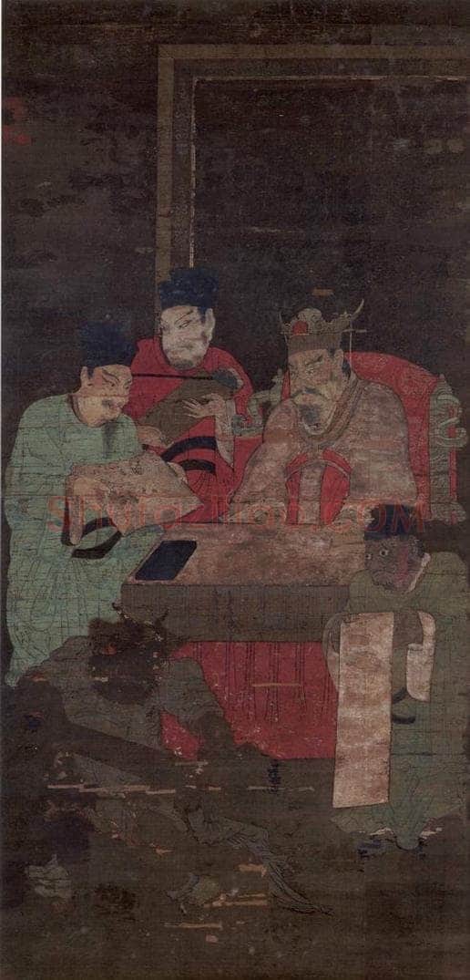 宋 佚名 《五官王》 书画作品