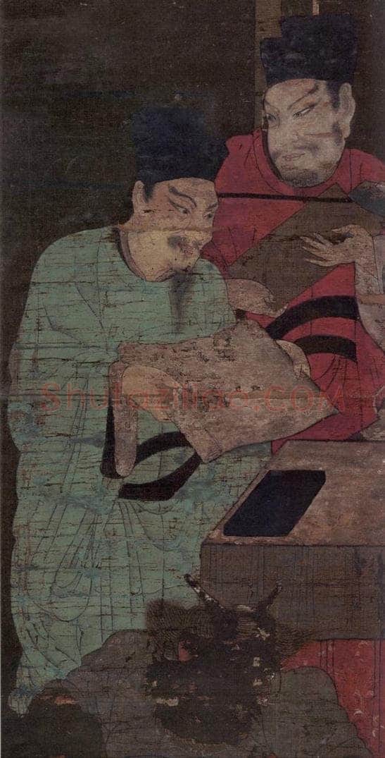 宋 佚名 《五官王》 书画作品