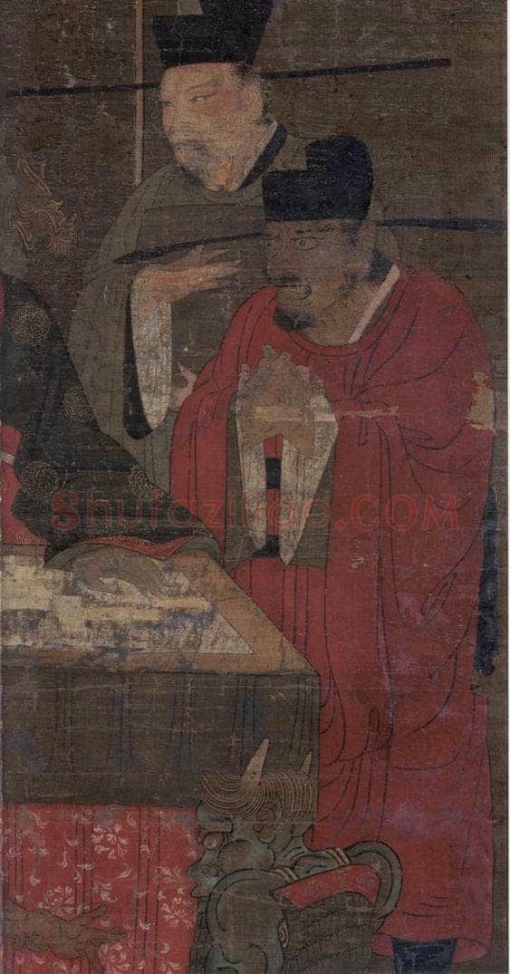 宋 佚名 《阎罗王》 书画作品