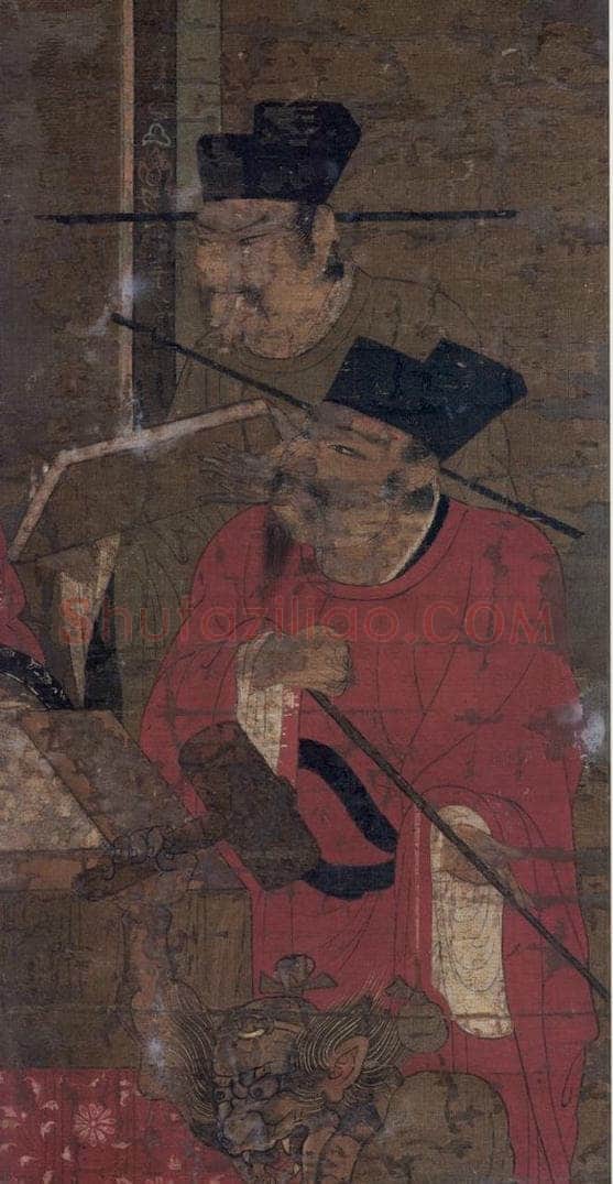 宋 佚名 《平等王》 书画作品