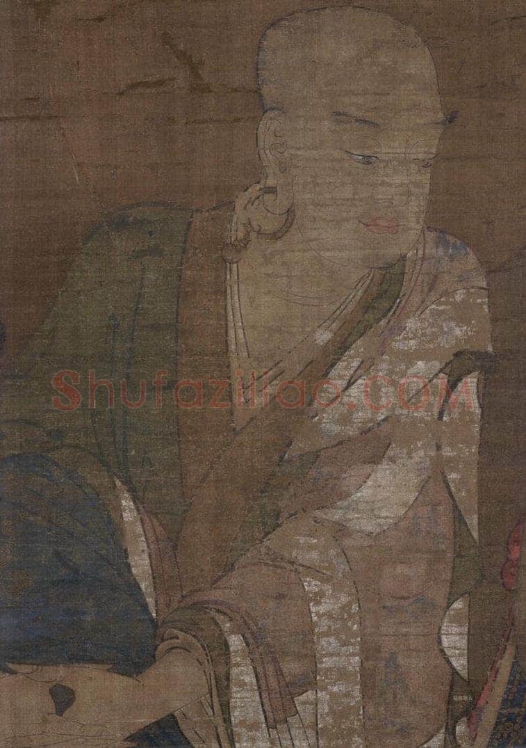 宋 佚名 《罗汉图》（一） 书画作品