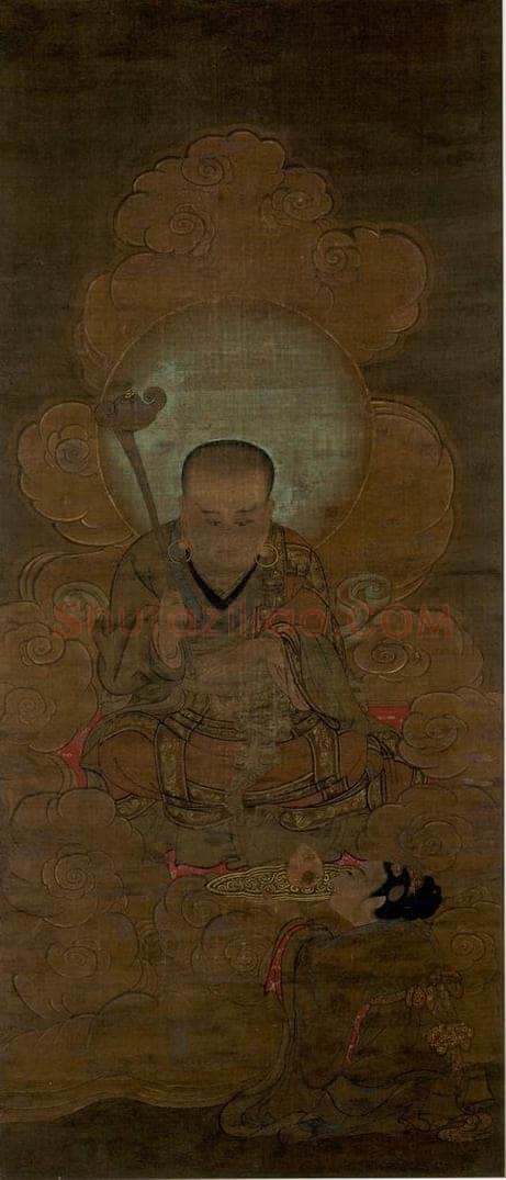 宋 金大受 《第二尊者 迦诺迦伐蹉尊者图》 书画作品