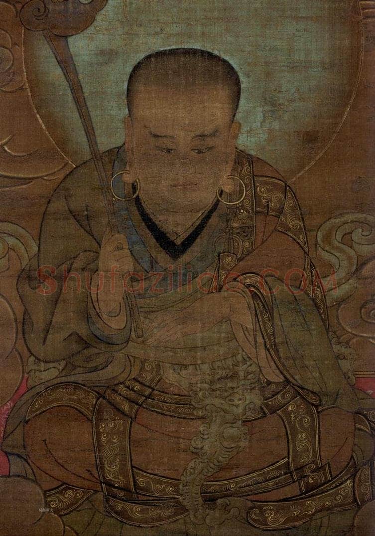 宋 金大受 《第二尊者 迦诺迦伐蹉尊者图》 书画作品