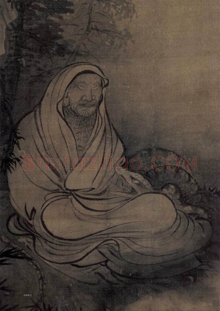 宋 牧溪 《罗汉图》 书画作品