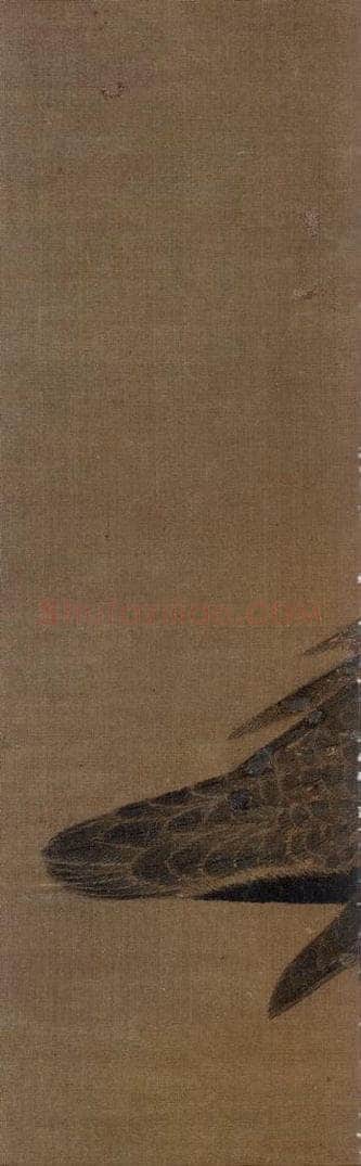 宋 赵佶（传） 《鸭图》 书画作品