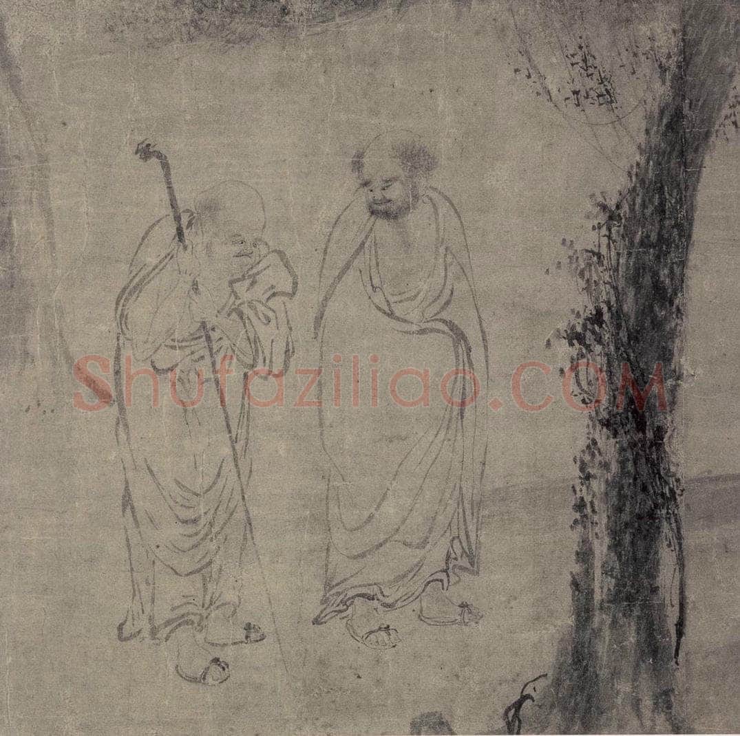宋 牧溪（传） 《罗汉图》 书画作品
