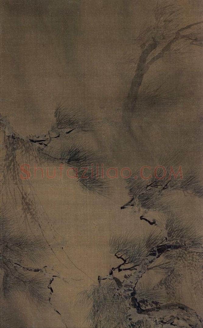 宋 胡直夫（传） 《夏景山水图》 书画作品