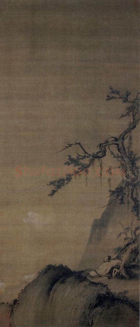 宋 赵佶(传) 《秋景山水图》 书画作品