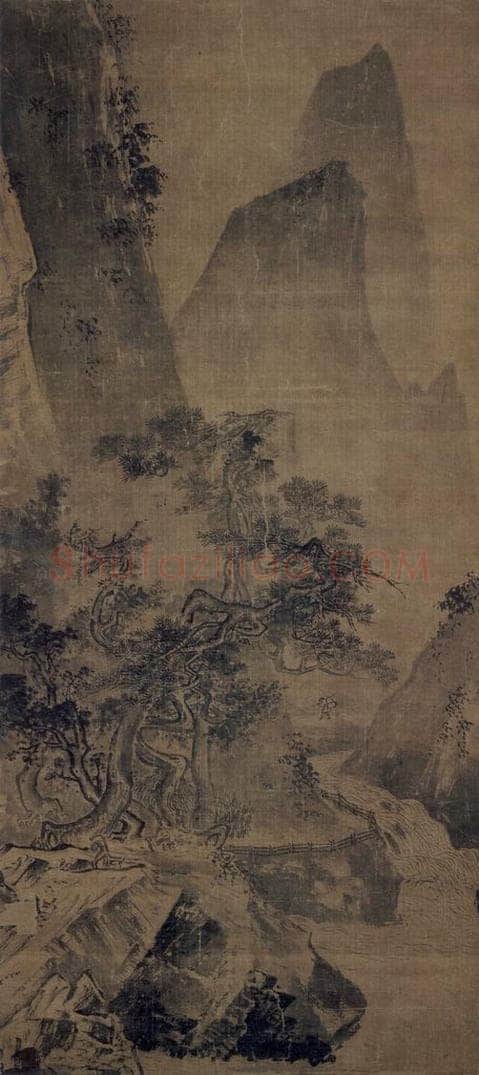 宋 李唐（传） 《山水图》（一） 书画作品