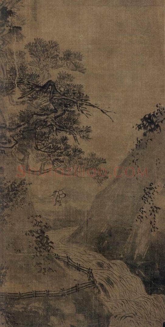 宋 李唐（传） 《山水图》（一） 书画作品