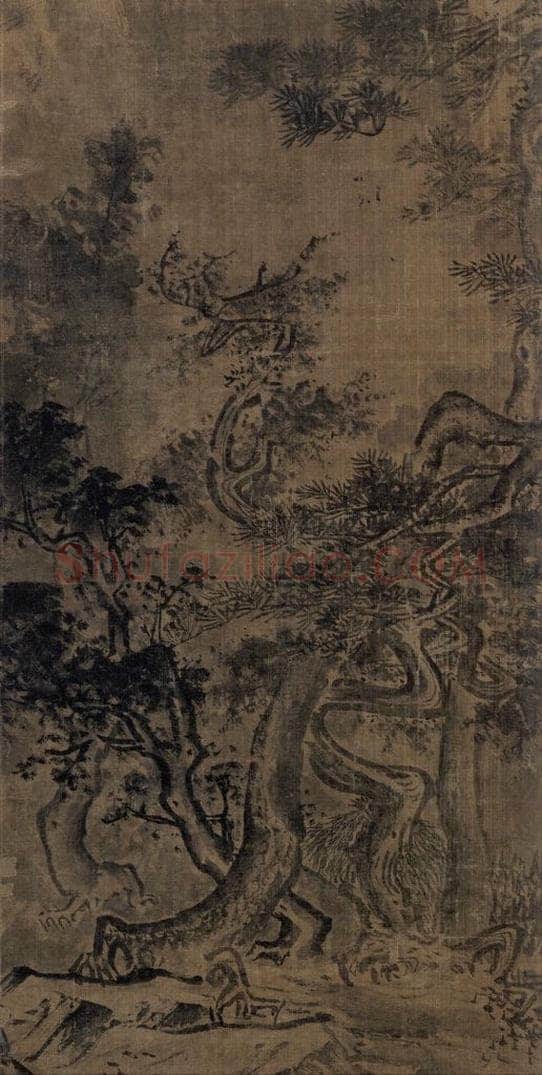 宋 李唐(传) 《山水图》(一) 书画作品