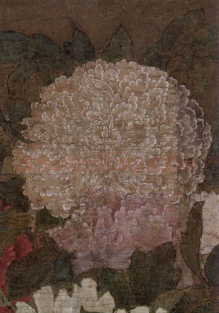 宋 佚名 《牡丹图》 书画作品