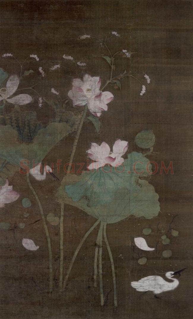 宋 於子明 《莲池水禽图》（二） 书画作品