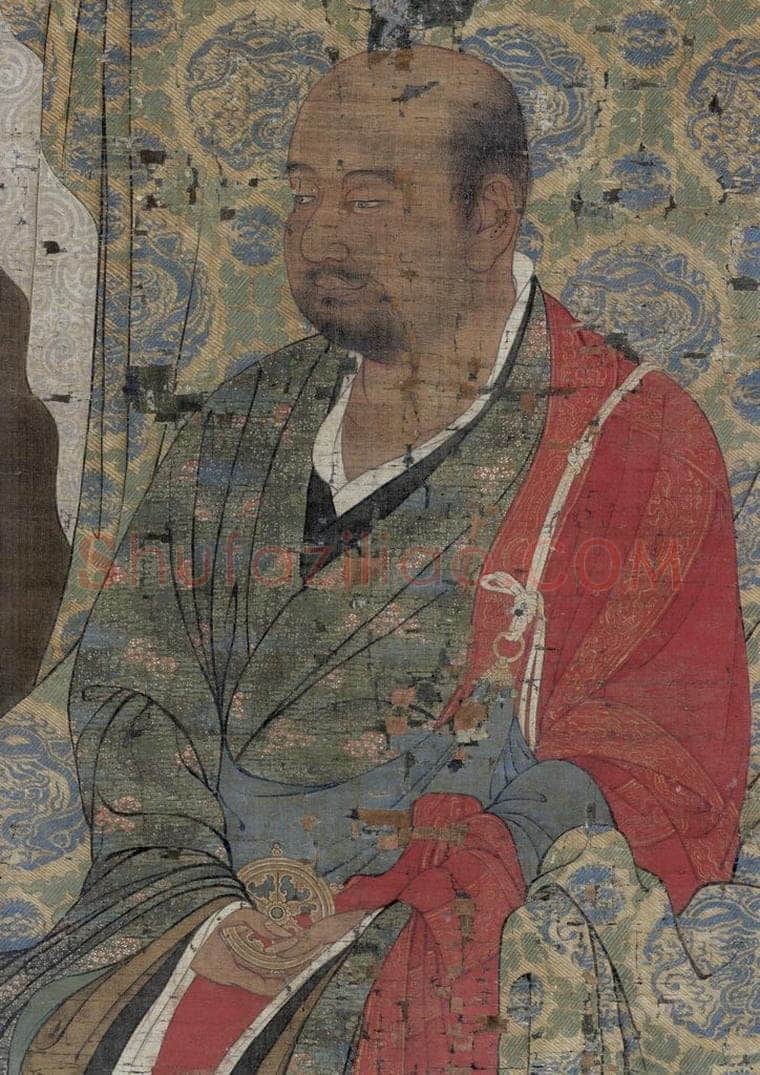 宋 佚名 《不空三藏图》 书画作品