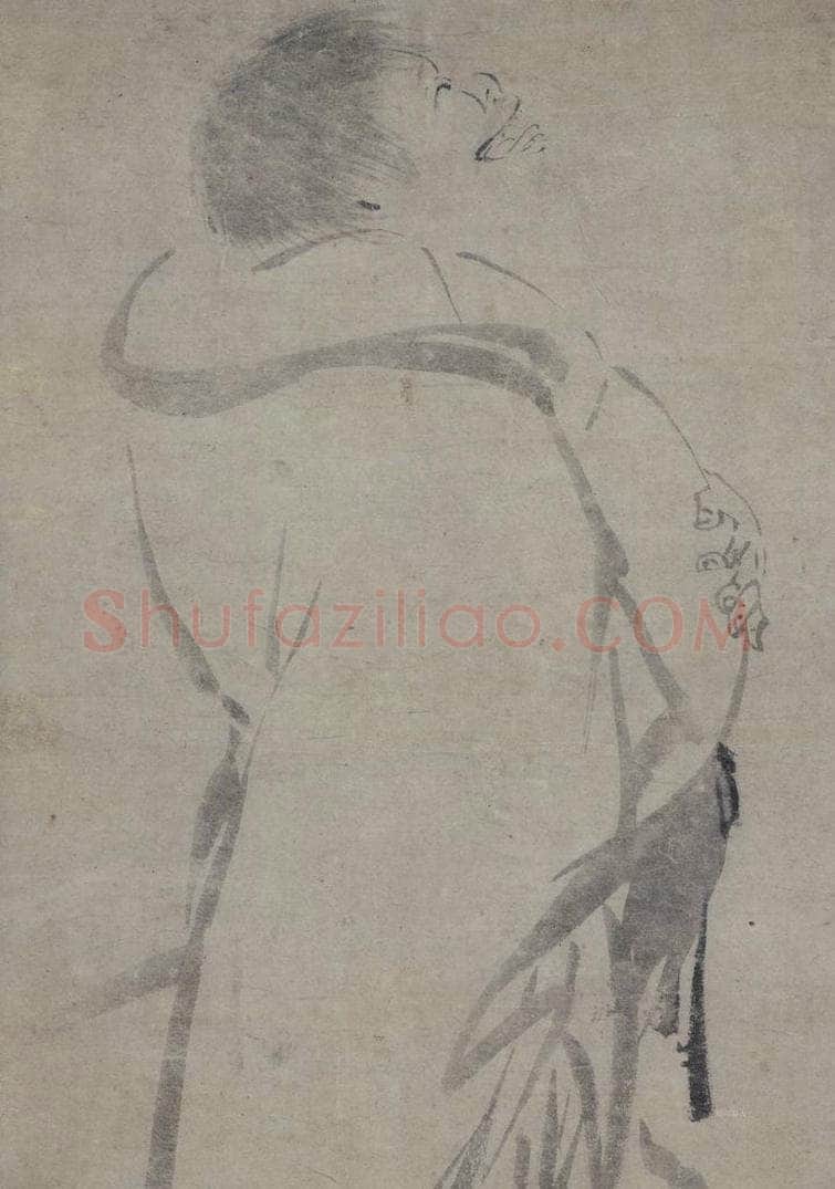 宋 李確 《布袋图》 书画作品
