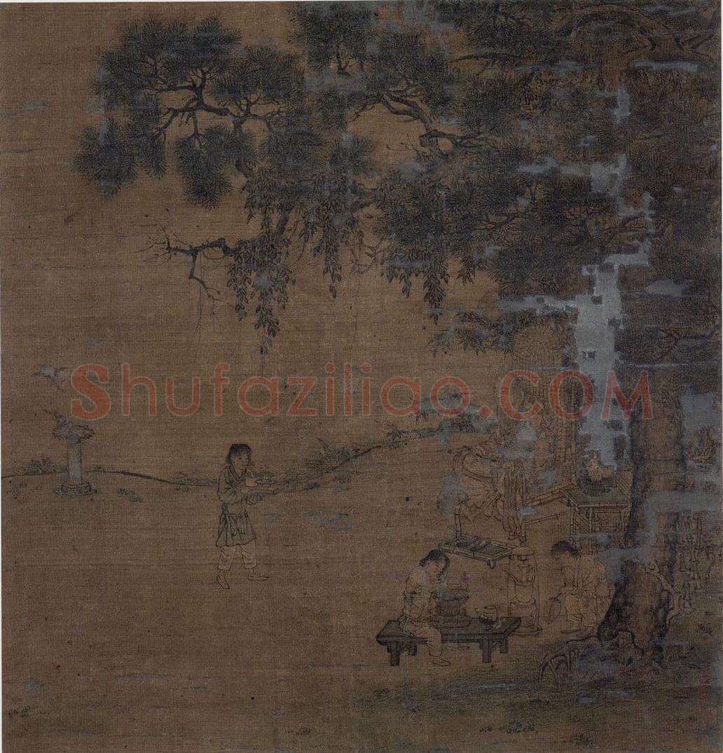宋 蘇汉臣(传) 《罗汉图》(一) 书画作品