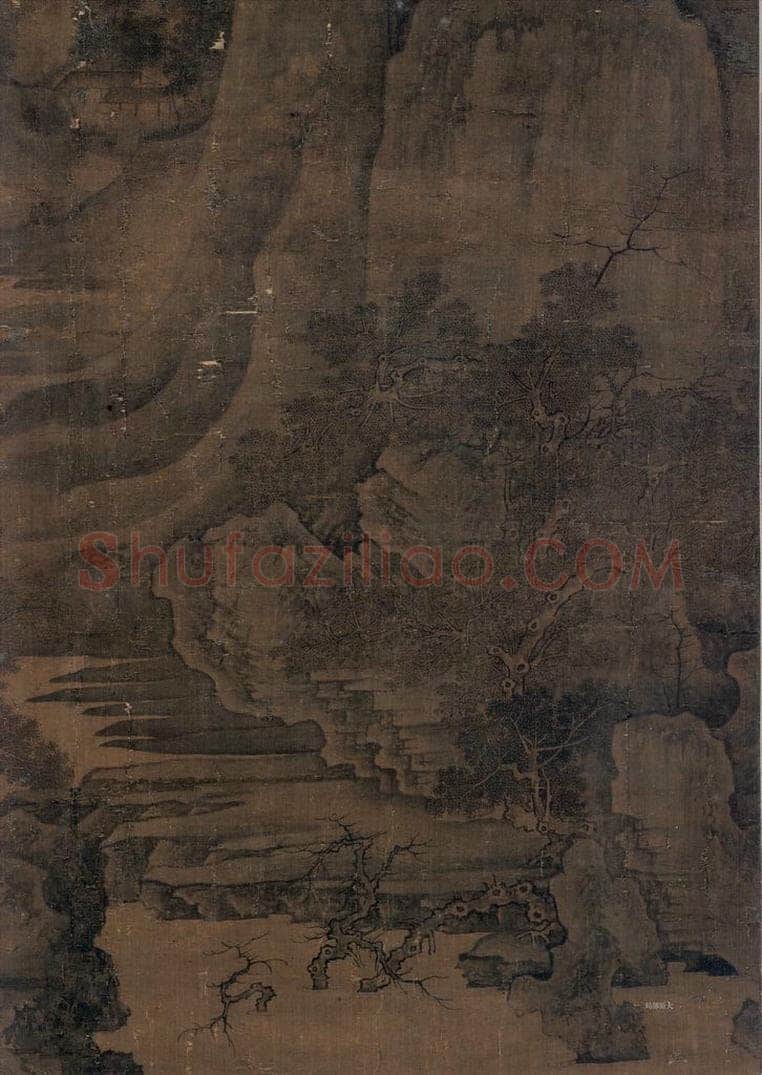 宋 佚名 《秋江渔艇图》 书画作品