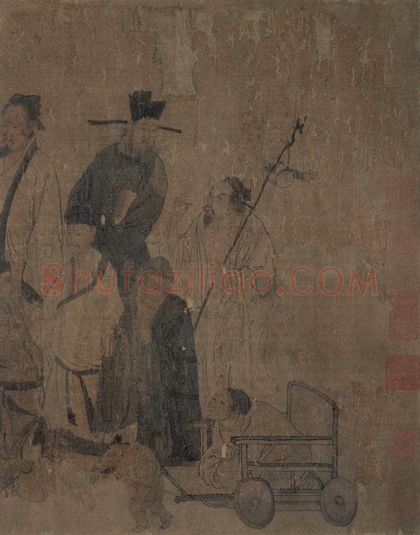 宋 佚名 《護法天王图》 书画作品