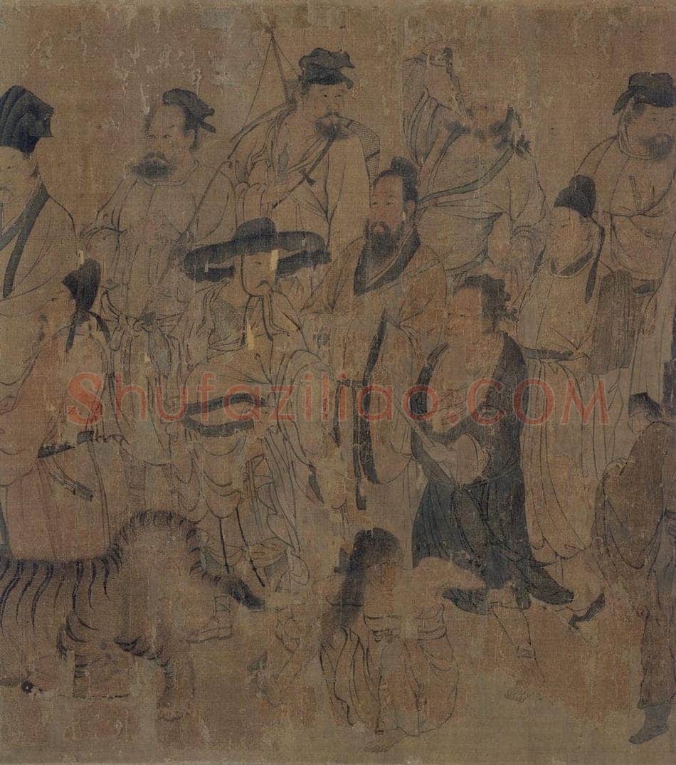 宋 佚名 《護法天王图》 书画作品